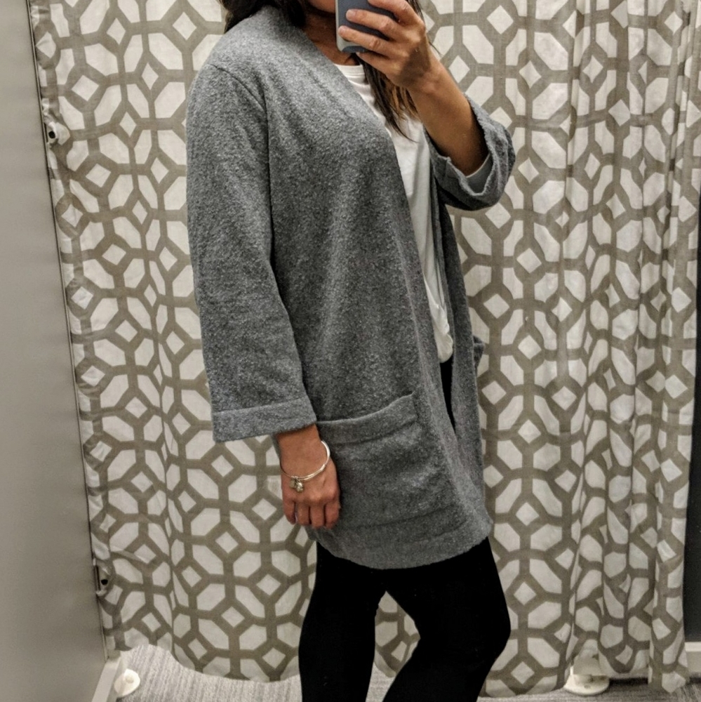 Ann Taylor Factory Oversized Sweater Jacket